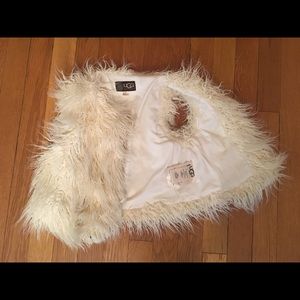 Girls Ugg Faux Fur Vest